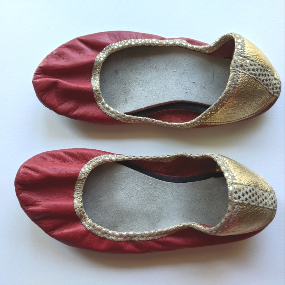 SoftStar Ruby Red Ballerine Flats Minimalist Shoes